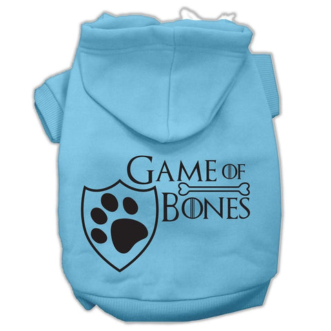 Game Of Bones Screenprint Dog Hoodie