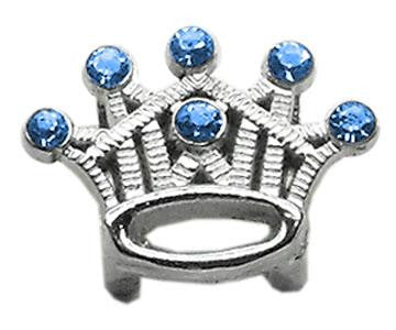 Slider Crystal Crown Charm