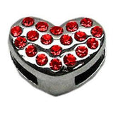 Slider Puffy Heart Charm