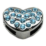 Slider Puffy Heart Charm