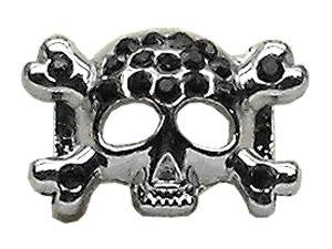 3/8" Skull Slider Charm  3/8'' (10mm)