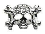 3/8" Skull Slider Charm  3/8'' (10mm)