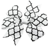 Hair Bow Quatrefoil Alligator Clip