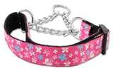 Butterfly Nylon Ribbon Collar Martingale