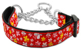 Butterfly Nylon Ribbon Collar Martingale