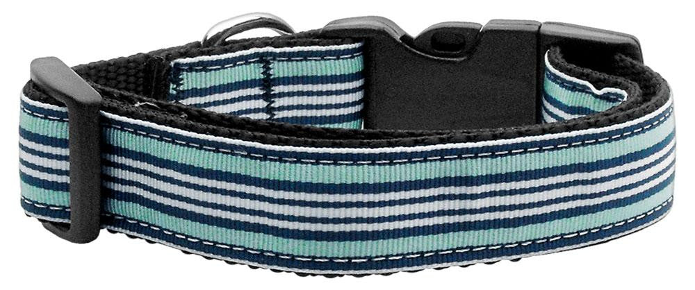 Preppy Stripes Nylon Ribbon Collars