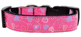 Crazy Hearts Nylon Collars