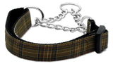 Plaid Nylon Collar Martingale