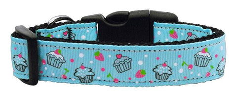 Cupcakes Nylon Ribbon Collar