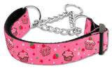 Cupcakes Nylon Ribbon Collar Martingale