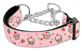 Cupcakes Nylon Ribbon Collar Martingale