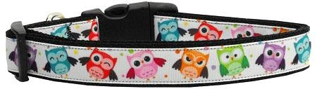 Bright Owls Nylon Ribbon Collars