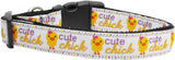 Cute Chick Nylon Ribbon Collars