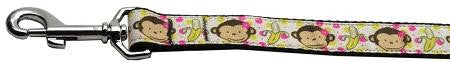 Monkeys And Bananas Nylon Ribbon Collars  Leash