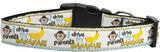 Monkeys And Bananas Nylon Ribbon Collars