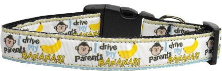 Monkeys And Bananas Nylon Ribbon Collars