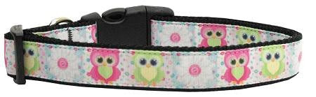 Sweet As Sugar Owls Nylon Ribbon Collars