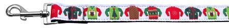 Ugly Sweater Nylon Ribbon Collars  Leash