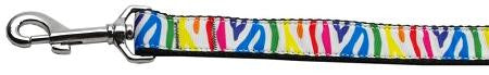 Zebra  Nylon Ribbon Dog Collars  Leash