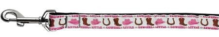 Little Cowgirl Nylon Ribbon Dog Collars  Leash