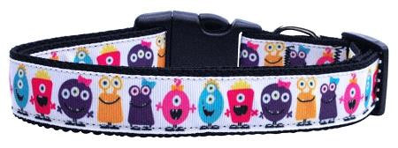 Monsters Nylon Ribbon Dog Collars