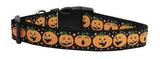 Pumpkins Nylon Ribbon Dog Collars