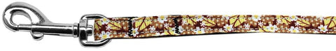 Autumn Leaves Nylon Ribbon Pet Leash