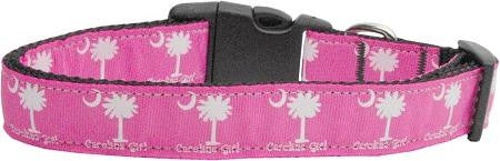 Carolina Girl Nylon Ribbon Dog Collars