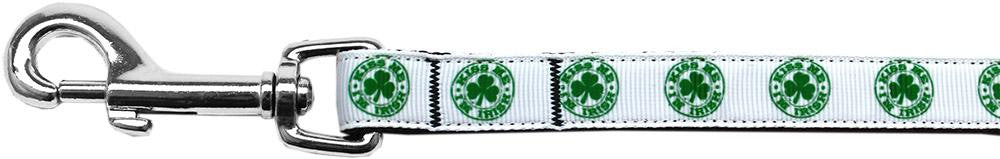 Kiss Me - I'm Irish Nylon Ribbon Pet Leash