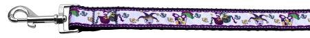 Mardi Gras Nylon Ribbon Dog Collars Leash