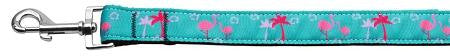 Pink Flamingos Nylon Ribbon Dog Collars  Leash