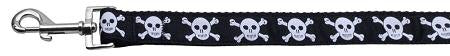 Skulls Nylon Ribbon Dog Collars Leash