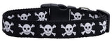 Skulls Nylon Ribbon Dog Collars