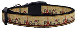 With Love From Paris Ribbon Dog Collars