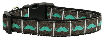 Moustaches Ribbon Dog Collars