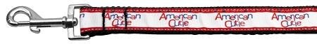 American Cutie Ribbon Dog Collars 1 Wide  Leash