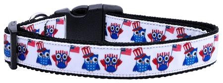 American Owls Ribbon Dog Collars