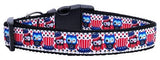 Proud Owls Nylon Ribbon Dog Collars