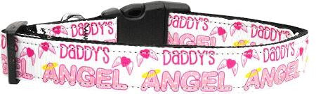 Daddy's Angel Dog Collar