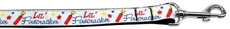 Little Firecracker 1 Inch Wide 6ft Long Leash