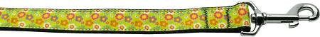 Lime Spring Flowers  Leash