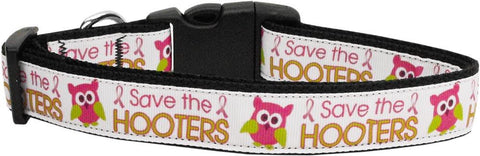 Save The Hooters Nylon Dog Collars