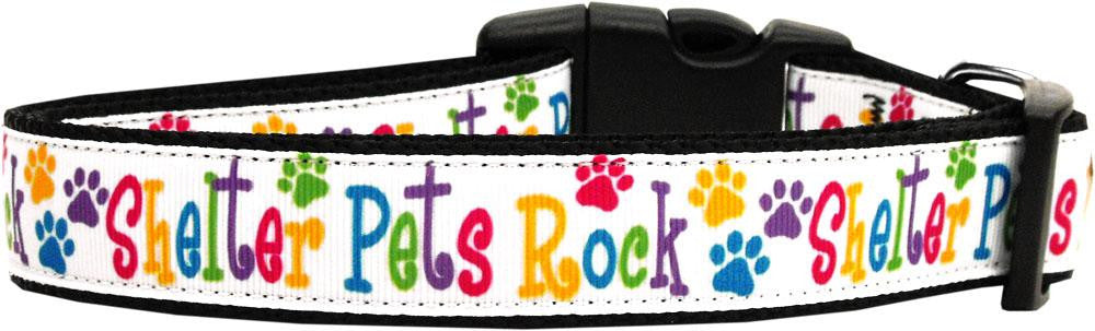 Shelter Pets Rock Nylon Dog Collars