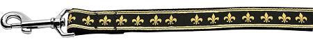 Fleur De Lis Nylon Dog Leash  Leash