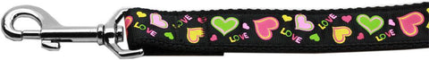 Neon Love Nylon Dog Leash  Leash