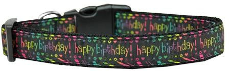 Happy Birthday Nylon Dog Collar