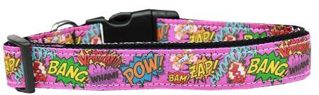 Superhero Sound Effects  Nylon Dog Collar