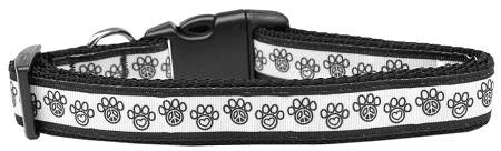 Peace Paw Nylon Dog Collar