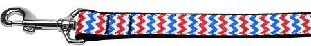 Patriotic Chevrons Nylon Ribbon Pet Leash  Lsh