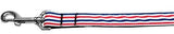 Patriotic Stripes Nylon Dog Leash